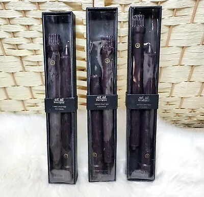 Beeswax Candles Set Of 6 Black Tapers Handmade In San Francisco • $22.99