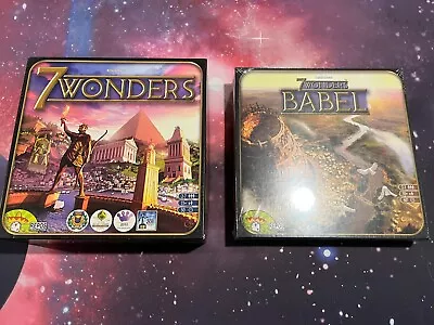 7 Wonders Game And Babel Expansion (NEW) (Antoine Bauza Board Game) • $29.99