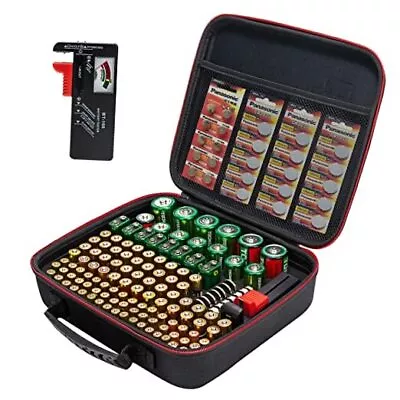  Battery Organizer/Battery Case Organizerwith Tester (BT168) 126+ Battery Box • $38.70