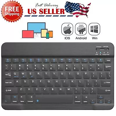 Wireless Bluetooth Keyboard For Windows PC Mac IOS IPhone Phone Tablet Universal • $10.98