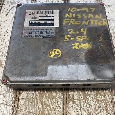 98 Nissan Frontier 2.4L MT 4x2 ECU ECM PCM Engine Computer MECM-B300 G5 • $149.95