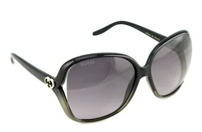 $399.95 • Buy RARE NEW Genuine GUCCI Black Grey Womens Over Sized Sunglasses GG0506S 006 60 Mm