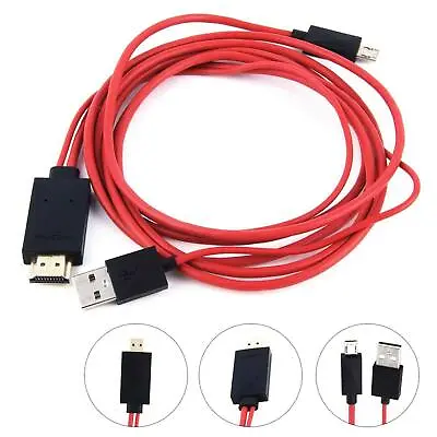 MHL Micro USB To HDvideo 1080P TV Cable Adapter For Samsung Galaxy S4 S3 Note 2 • $5.55