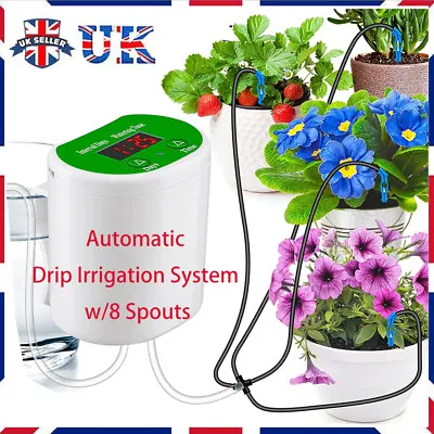 Automatic Micro Drip Irrigation Plant Watering System Kit For Garden Greenhouse • £15.99