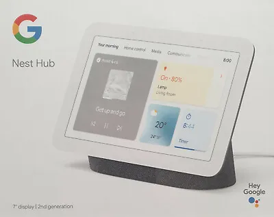$109 • Buy Google Home Nest Hub Smart Speaker Hub (Charcoal)
