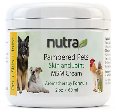 $21.29 • Buy Nutra Health Pampered Pets Skin And Joint MSM Cream 2 Oz (60 Ml) Jar