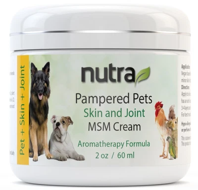$21.29 • Buy Nutra Health Pampered Pets Skin And Joint MSM Cream 2 Oz (60 Ml) Jar