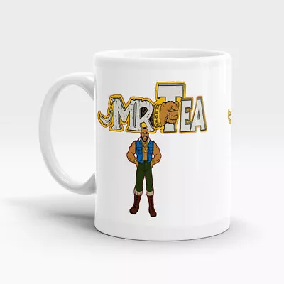 Super Cool MR TEA - MR T - A TEAM Cartoon Photo Mug Cup Christmas Birthday Gift • £8.99