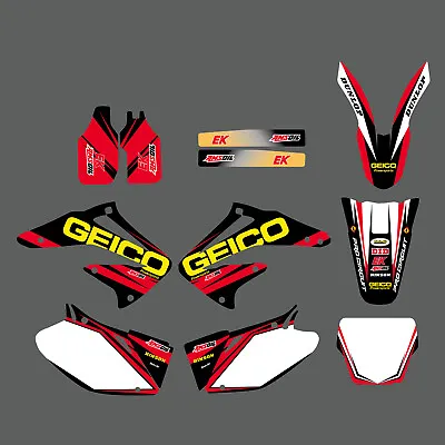 Team Graphics Stickers Decals Kit For Honda CRF 450R CRF450R 2002 2003 2004 • $54.99