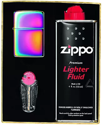 Genuine Zippo Spectrum Lighter Gift Box 90151gp With Fluid + Flints | Brand New • $78.95