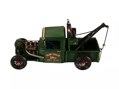 Handmade Vintage Tow Truck Model • $70.78