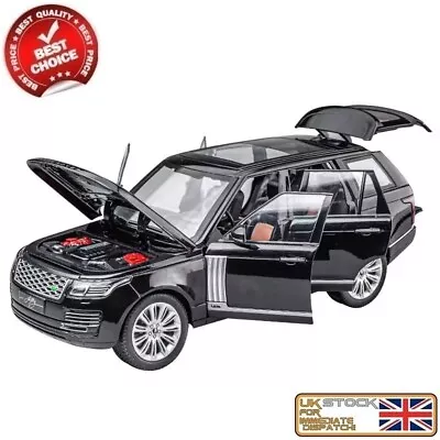 1:18 1/18 Range Rover Vogue L405 Tdv8 4.4 V8 Black Detailed Diecast Model Toy • £53.99