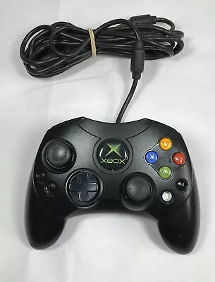 Genuine Official Xbox Original Controller Black - Free Postage • $49.90