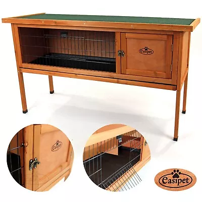 Pet Dwarf Rabbit Bunny Guinea Pig Wooden Hutch Small Animal House 4ft Shelter • £59.99