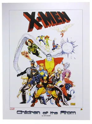 X-Men Children Of The Atom Lithograph Arthur Adams Marvel Comics Limited Edition • $19.99