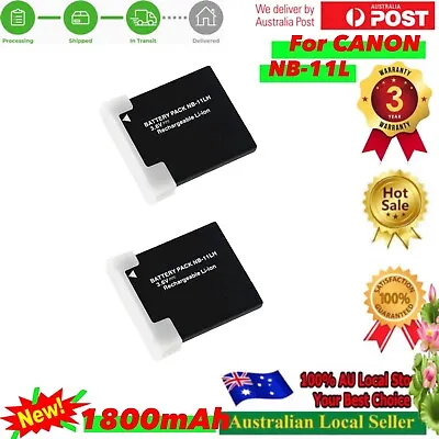 2x Battery NB-11L NB-11LH For Canon PowerShot SX400 SX410 SX420 SX430 SX440 IS • $23.90