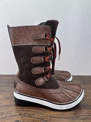 UGG Australia Women's Size 5 Baroness Winter Snow Boot Brown Insulated 1001743 • $39.88