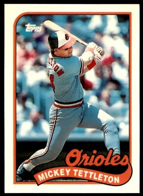 1989 Topps Tiffany Mickey Tettleton Baltimore Orioles #521 • $5