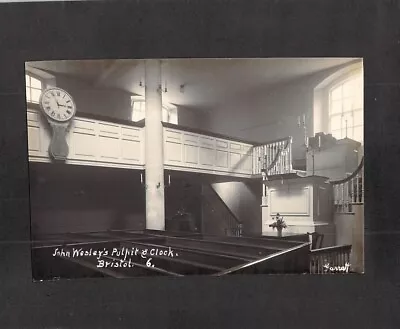 C0913 UK Bristol John Wesley's Pulpit & Clock RP Vintage Postcard • $12.70