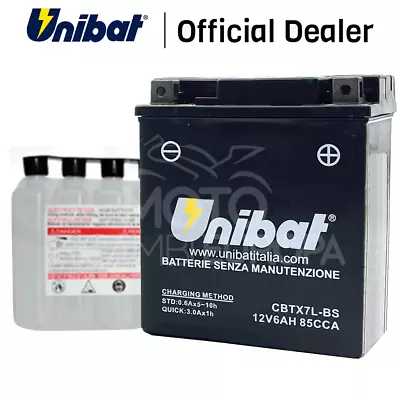 Unibat Ytx7l Bs Cbtx7l-bs Yamaha Yzf R 125 08 Motorcycle Scooter Battery • £23.21