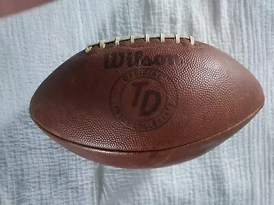 Wilson TD Intercollegiate Leather Vtg Football University Of Iowa Indiana IL? • $75