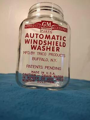 Late 1930's - Early 1940's Vintage GM Accessory Windshield Washer Jar Chevrolet? • $300