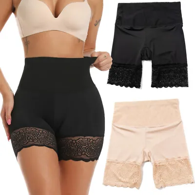 Slips Shorts For Under Dresses Women High Waist Anti Chafing Underwear Shaper UK • £13.79