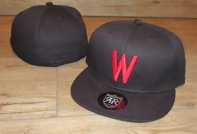Washington Senators Vintage Style Royal Retros Fitted Hat Cap Men's Size 8 • $22.09