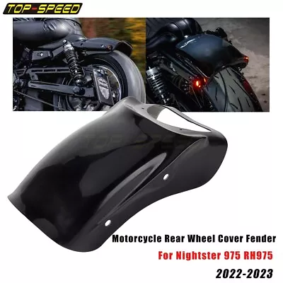 $179 • Buy Shorty Rear Wheel Cover Fender Splash Guard For Nightster 975 RH975 2022-23 