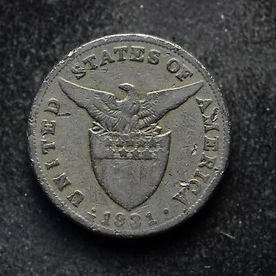 1931-M Philippines 5 Centavos Low Grade (bb13624) • $5