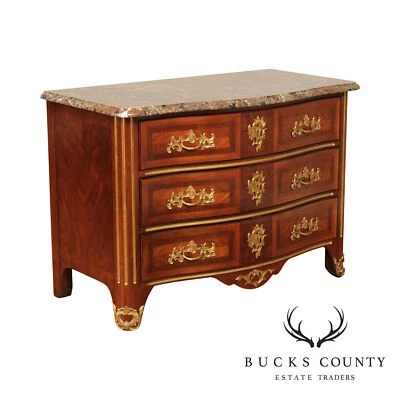 $3995 • Buy E J Victor French Louis XV Style Marble Top Commode Chest