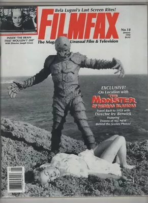 Filmfax The Monster Of Piedras Blancas Bela Lugosi #18 January 1990 051421nonr • $13.64