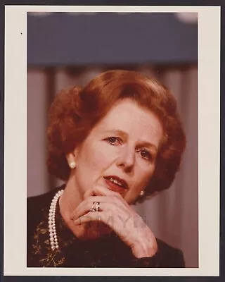 1980's Margaret Thatcher  Iconic British Political Leader  Full Color Photo • $39.95