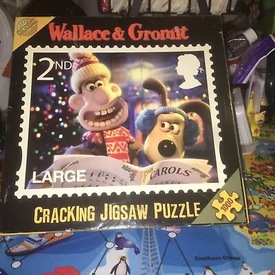 Wallace & Gromit 1000 Piece 2nd Class Stamp Cracking Puzzle 100% Complete Mint • £30.30