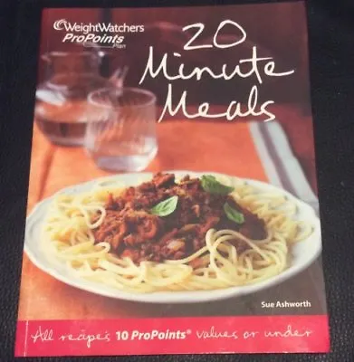 £2.38 • Buy Weight Watchers Pro Points Cookbook - 20 Minute Meals