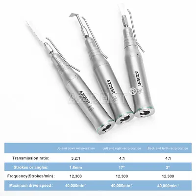 Dental Surgical Micro Saw Handpiece Reciprocation Bone Cutting 1:1/4:1/3.2:1 • $163.30