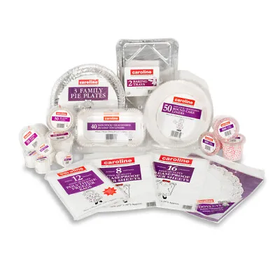 Caroline Baking Products - Great Range Of Baking Cases Bags & Disposables. • £10.95