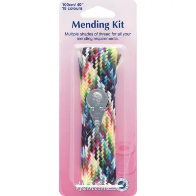 Hemline Mending Kit Plait Sewing Thread Needle Threader Sewing Needle • £3.50