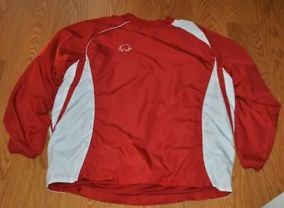 $19 • Buy Raging Bull Rare Men's Lined Red Big & Tall Windbreaker Pullover Jacket Size XL