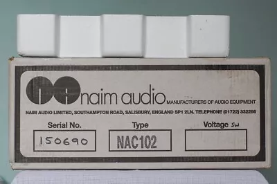 NAIM NAC 102  Pre Amplifier & NAPSC. Serviced In 2020 With Original Packaging. • £479