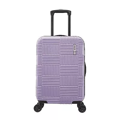 View Details American Tourister NXT Hardside Large Checked Spinner Suitcase - Soft Lilac • 89.99$