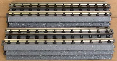 MTH Realtrax 40-1001 10  Straight Track (Hollow Rail) 7-PACK O-Gauge LN • $19.99