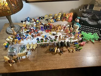 119 Vintage 80s -90’s Figures Lot Disney Sesame Street Fisher Price Animals • $25