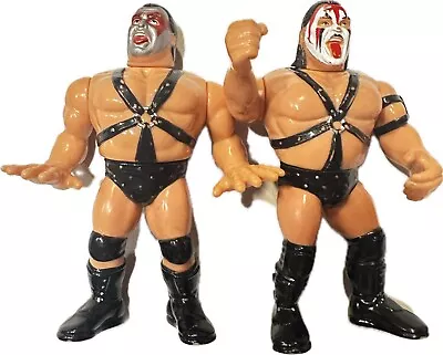 WWF Demolition Tag Team Smash And Ax Hasbro 1990 Wrestling Figures VTG • $29.69