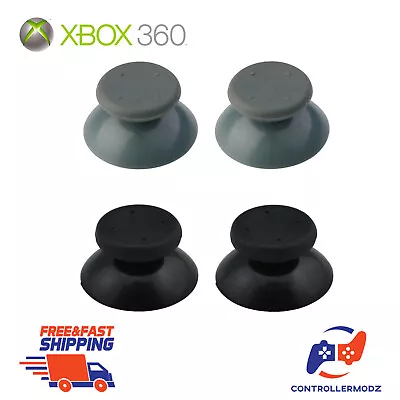 Replacement XBOX 360 Controller Pad Analog ThumbSticks Thumb Stick Grey Or Black • £3.25