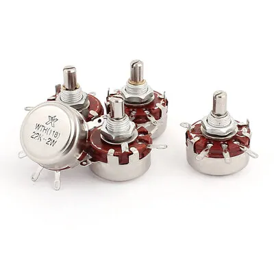 5Pcs 22K Ohm 2W Variable Resistor Wirewound Pots Potentiometer • $12.79