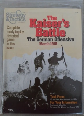 $9.99 • Buy SPI Strategy & Tactics #83 The Kaiser's Battle Unpunched