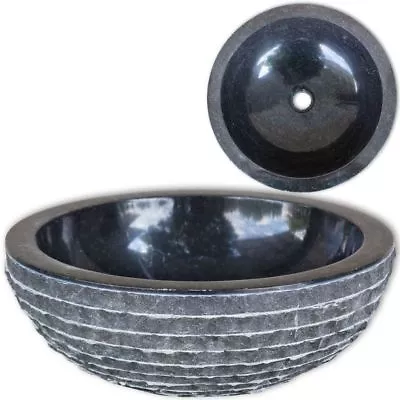 £109.04 • Buy Bathroom Cloakroom Oval Wash Basin Sink Washing Bowl River Stone/Glass/Marble