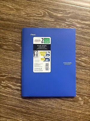 Five Star 2 Pocket Folder Stay-Put Folder Plastic Colored Folders With Pockets • $6.68