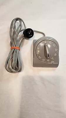 RARE Vintage Gray Electric Lux Minute Minder With Cord And Leviton Plug • $75